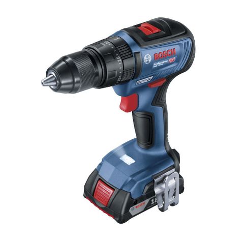 Taladro Percutor 18V GSB 18V-50 + Llave De Impacto Gdx 18V-200 + Bateria 4 Amp + Cargador Y Bolso Bosch-1