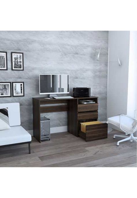 Escritorio Office Habano 75x121x42cm - Tuhome-2