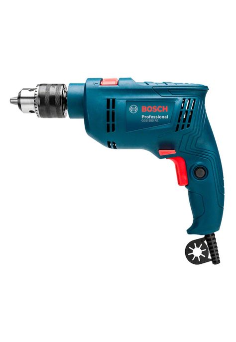 Taladro Percutor GSB 550 RE 550W 220V + Maletín - Bosch-0