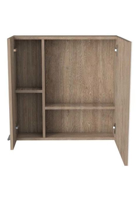 Botiquin espejo Miel 60x60x15cm. Tuhome-1