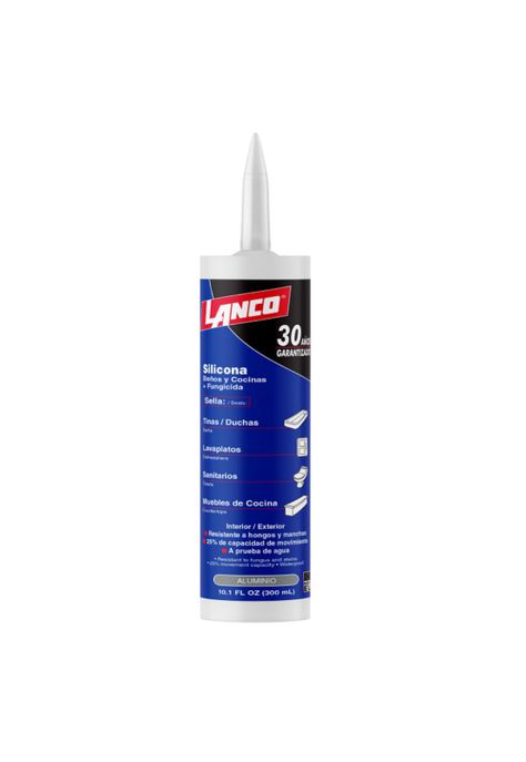 Silicona Baño Y Cocina Aluminio 300Ml  LANCO-0