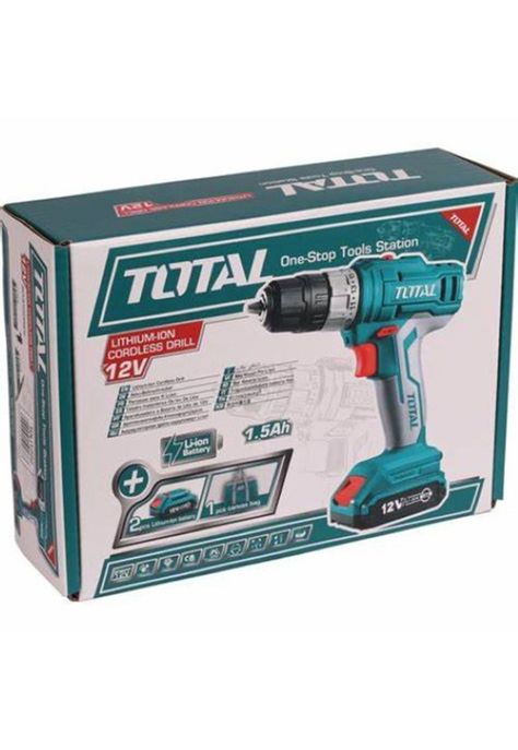 Taladro Atornillador Inal12V - 2 Baterías - 1 Cargador - 1 Bolso Torque 15+1 TDLI1222 Total-2