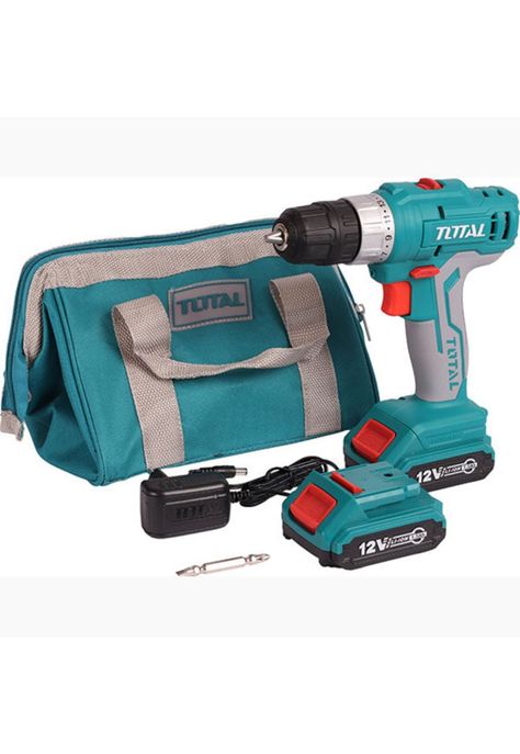Taladro Atornillador Inal12V - 2 Baterías - 1 Cargador - 1 Bolso Torque 15+1 TDLI1222 Total-3