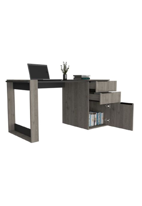 ESCRITORIO OFFICE 13 CENIZA / PLOMO - TUHOME-1