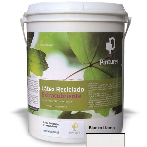 LÁTEX RECICLADO PINTUREC EXTRACUBRIENTE BLANCO LLAMA 1G-0