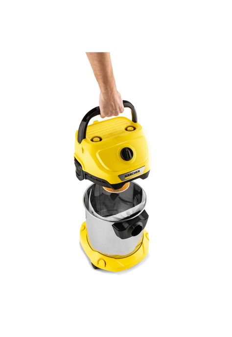 Aspiradora Polvo Y Agua, Soplado 17L 1000W Tambor Acero WD3 S Karcher-2