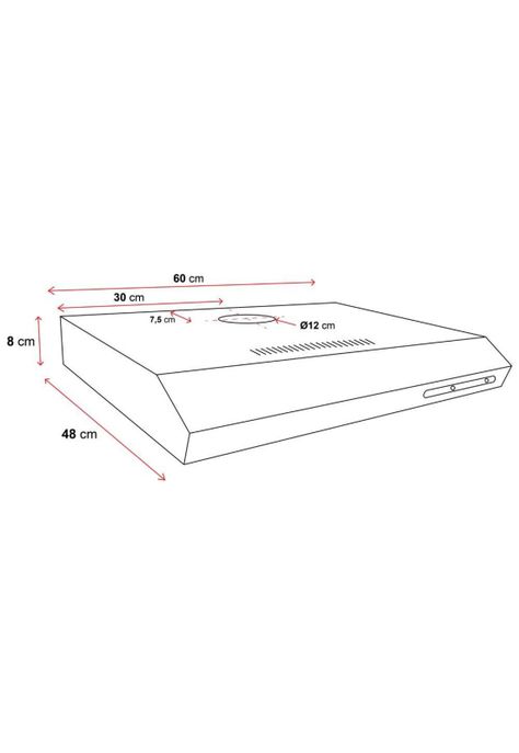 CAMPANA SLIM / CleanAir SlimStyle CA-605BL SINDELEN-4