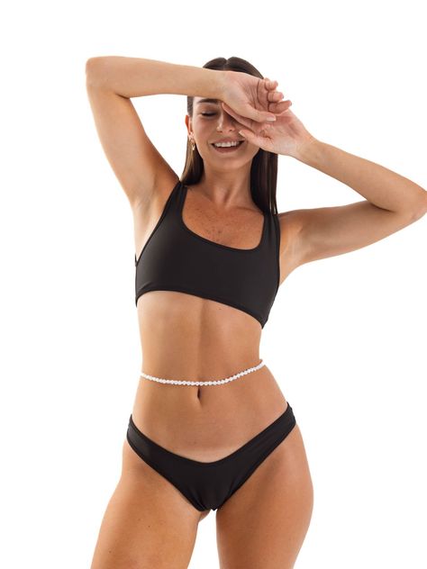 Daikiri Top de Bikini Mujer Negro Liso Ajustable Extra Confort Protección UV 50+-3