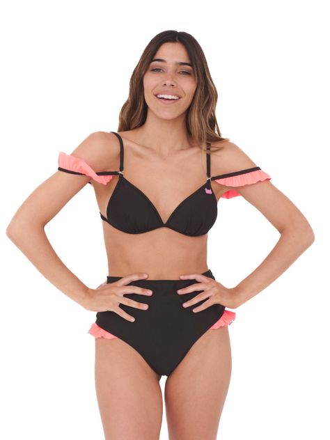 Daikiri Top de Bikini Waikiki Negro 2 en 1 Protección UV 50+-6