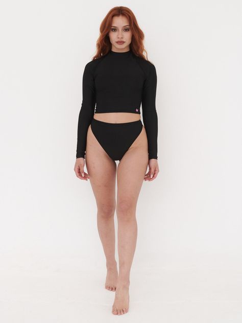 Daikiri Bottom de Bikini Raglan Negro-6