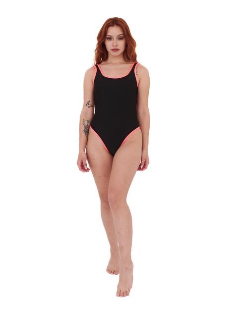 Daikiri Traje de Baño Entero Malibú Negro Sport UV 50+-6
