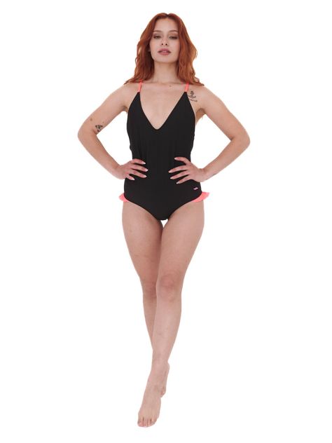 Daikiri Traje de Baño Entero Bondi Negro Protección UV 50+-8