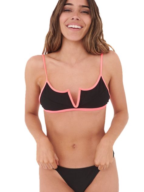 Daikiri Bikini Mujer Negro Liso Ajustable Extra Confort Protección UV 50+-0
