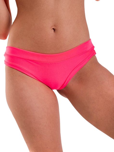 Daikiri Bottom de Bikini Mujer Chicle Liso Culote Extra Comfort Protección UV 50+-0