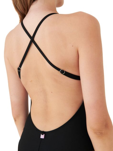Daikiri Traje de Baño Mujer Negro Liso Control Abdomen Culote Protección UV 50+-2