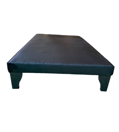 Base de Cama Europea 1.5 Plazas Felpa Negro -1