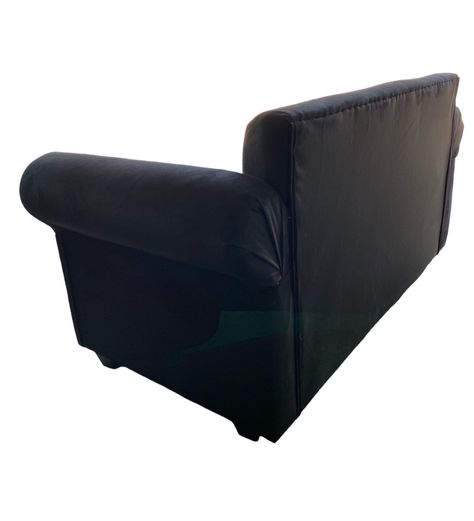 Sofa 2 Cuerpos Barcelona Felpa Negro -2