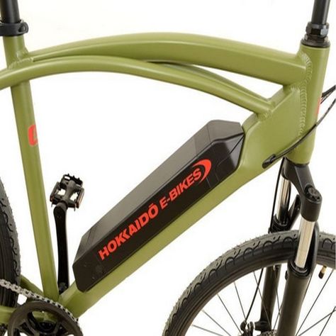 E-Bike Ciclismo Hokkaido Akita Verde -3