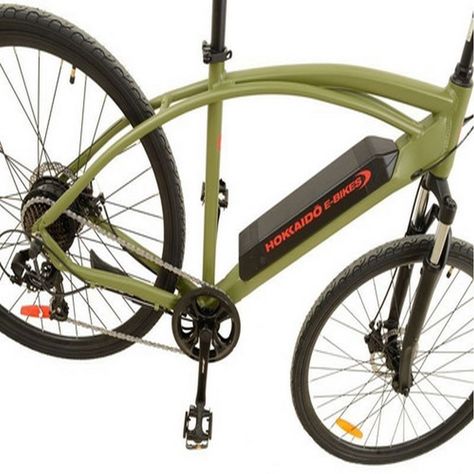 E-Bike Ciclismo Hokkaido Akita Verde -4