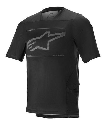 Jersey Ciclismo Alpinestars Drop 6.0 Manga Corta Negro-0