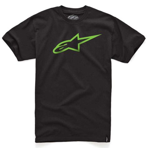 Polera  Alpinestars Ageless Negro/Verde-0