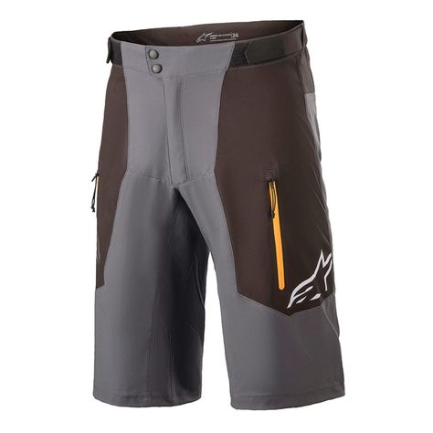 Short Ciclismo Astars Alps 6.0 Negro/Amarillo-0