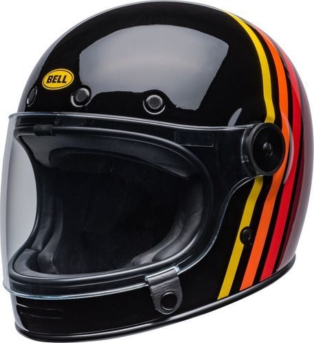 Casco Moto Calle Bell Bullitt Reverb Negro/Rojo-0