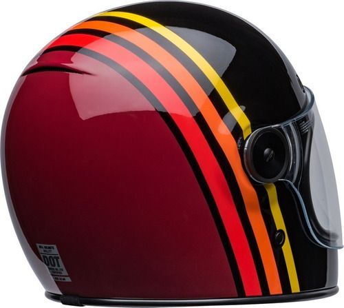 Casco Moto Calle Bell Bullitt Reverb Negro/Rojo-4