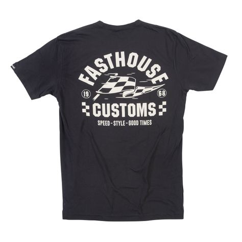 Polera Fasthouse Sprinter Negro-1
