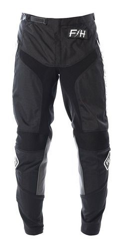 Pantalon Moto Mx Niño Fasthouse Grindhouse Negro-2