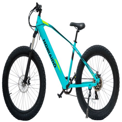E-Bike Hokkaido Rueda Ancha Celeste-0