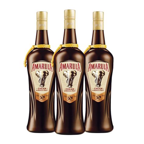 LICOR CREMA AMARULA X 3 UNIDADES 17º ALC 750 ML-0