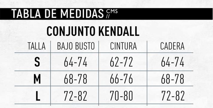 Conjunto 3 Piezas Ropa Intima Kendall Negro-7