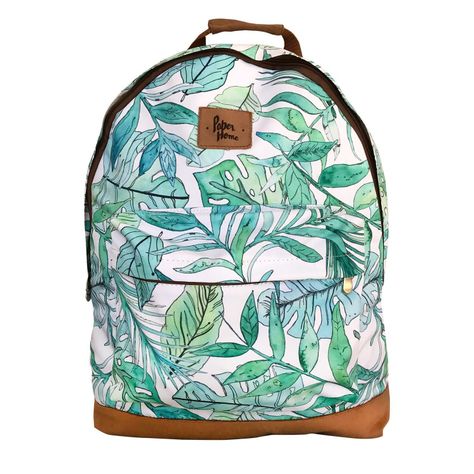 Mochila sustentable escolar botánica Paper Home-0
