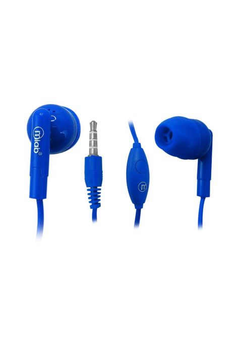 Audifonos Wired In Ear Manos Libres Microlab Gummy Color Azul-0