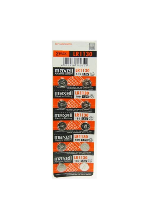 Pilas Maxell Blister 10 Pilas LR1 130-0