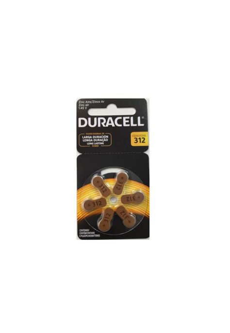 Pila Auditiva Duracell D312x6 1.45 Volt Fx-0