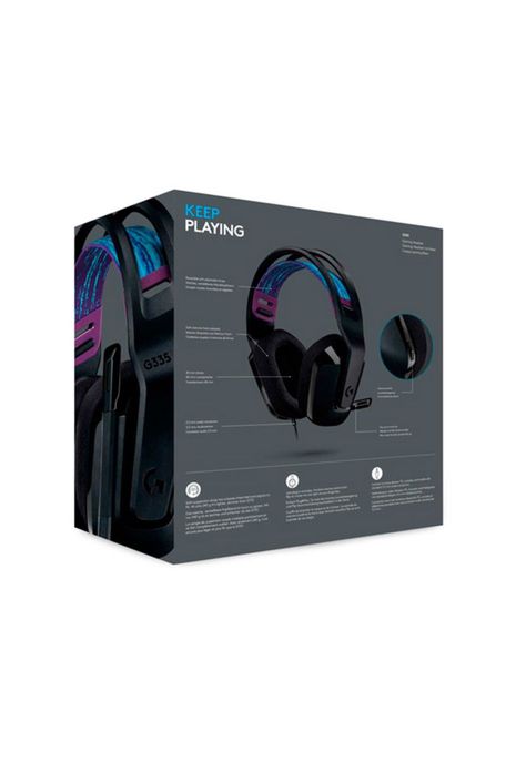 Audífonos Gamer Logitech G335 3.5MM Over-EAR-1