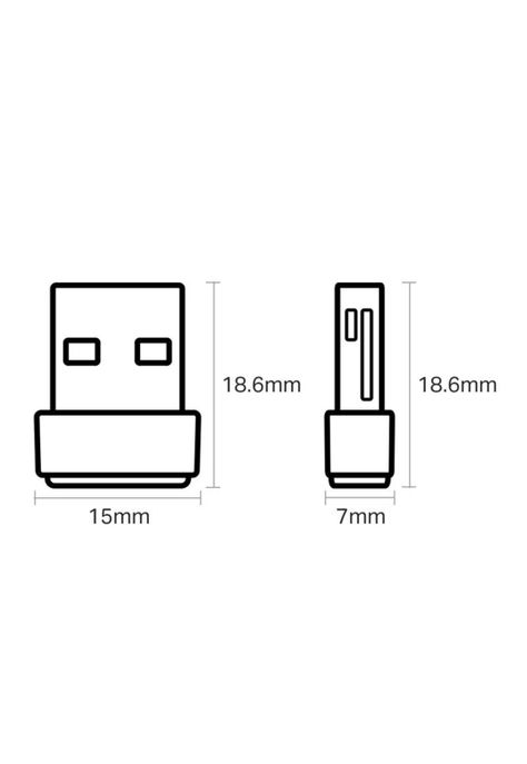 Adaptador inalámbrico Tp-Link Nano USB de doble banda AC600-3