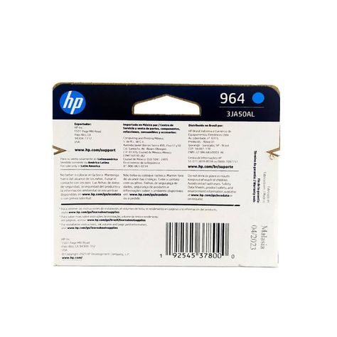 Tinta Cian HP 964 Original Cartridge LAR-2