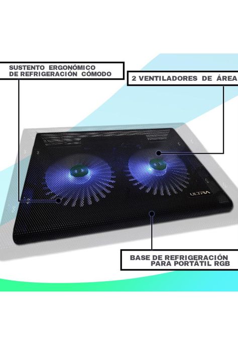 Ventilador Notebook Ultra 10" a 17" USB-5