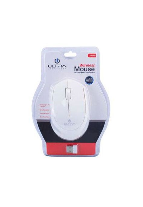 Mouse Inalámbrico Ultra Óptico 3 Botones DPI 800-0