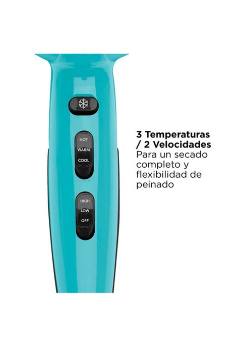 Secador Iónico Last Brilliance Celeste Revlon-3