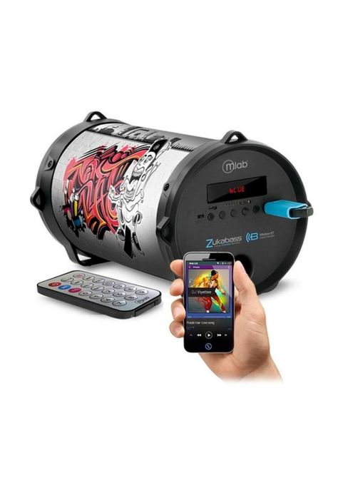 Parlante Bluetooth Bazooka Party Mlab 8065 FM AUX SD USB-2
