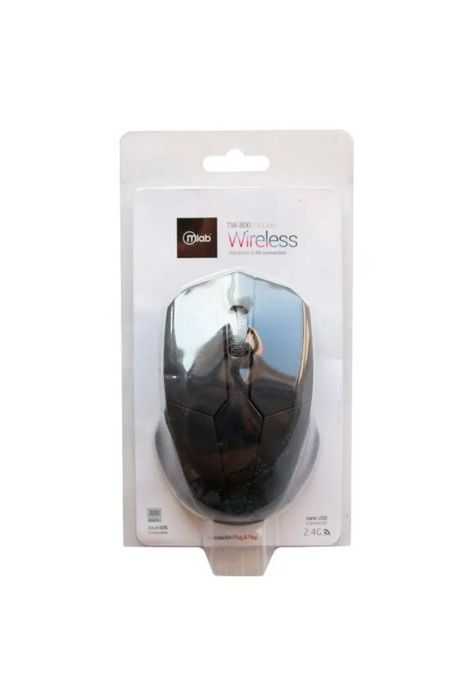 Mlab Mouse Inalambrico Black Color Negro-2