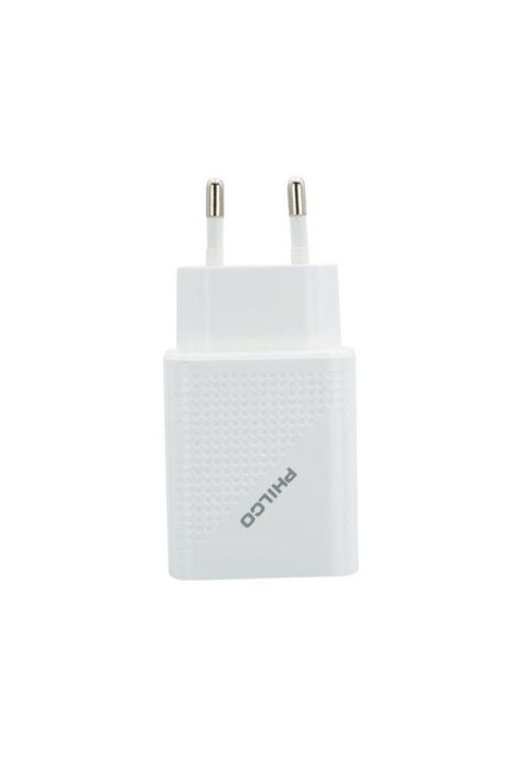 Cargador Rápido USB Tipo C, Incluye Cable USB-C a Lightning PHILCO-1