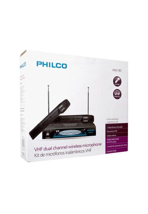 Micrófonos Inalámbricos VHF Philco Pro-2