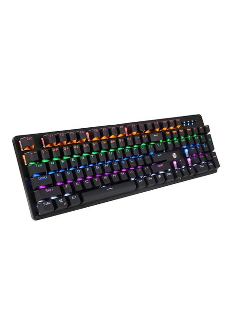 Teclado Gamer Mecánico HP GK100 Led RGB-0