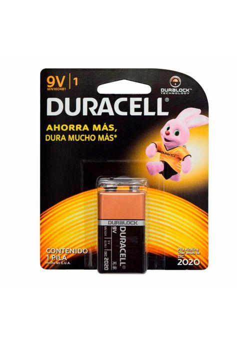 Pila Alcalina Duracell Cb 9v Fx-1