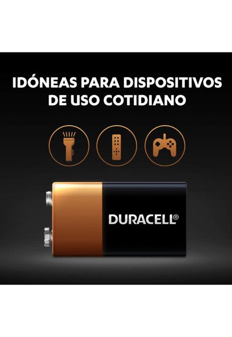 Pila Alcalina Duracell Cb 9v Fx-3